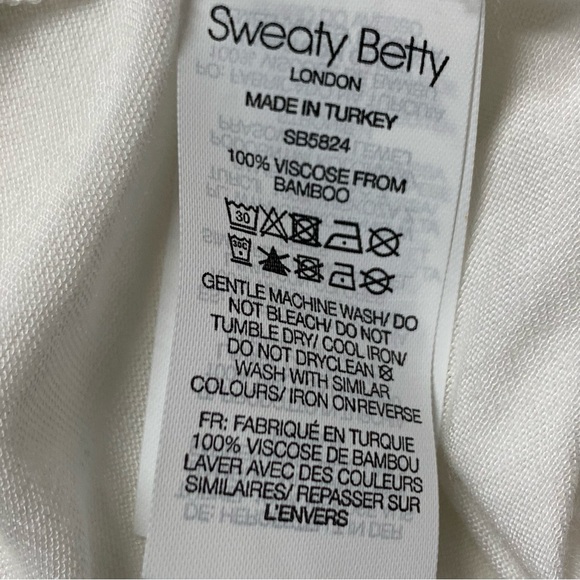 SWEATY BETTY Easy Peazy Top in Lily-White - Picture 13 of 13